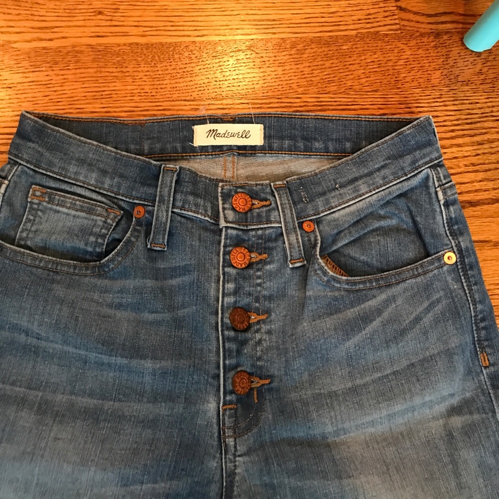 Madewell 9'' High-Riser Skinny Cropped Jeans