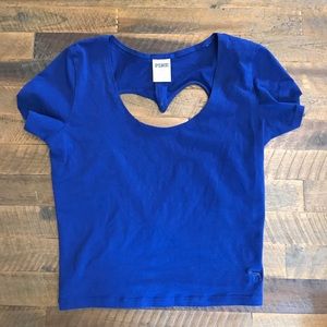 Victoria's Secret heart cut-out crop top!