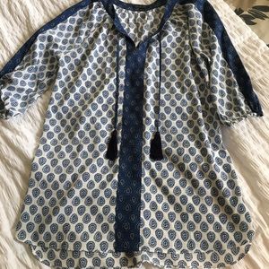 Boho maternity tunic