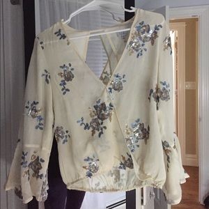 Tobi long sleeve flowy top