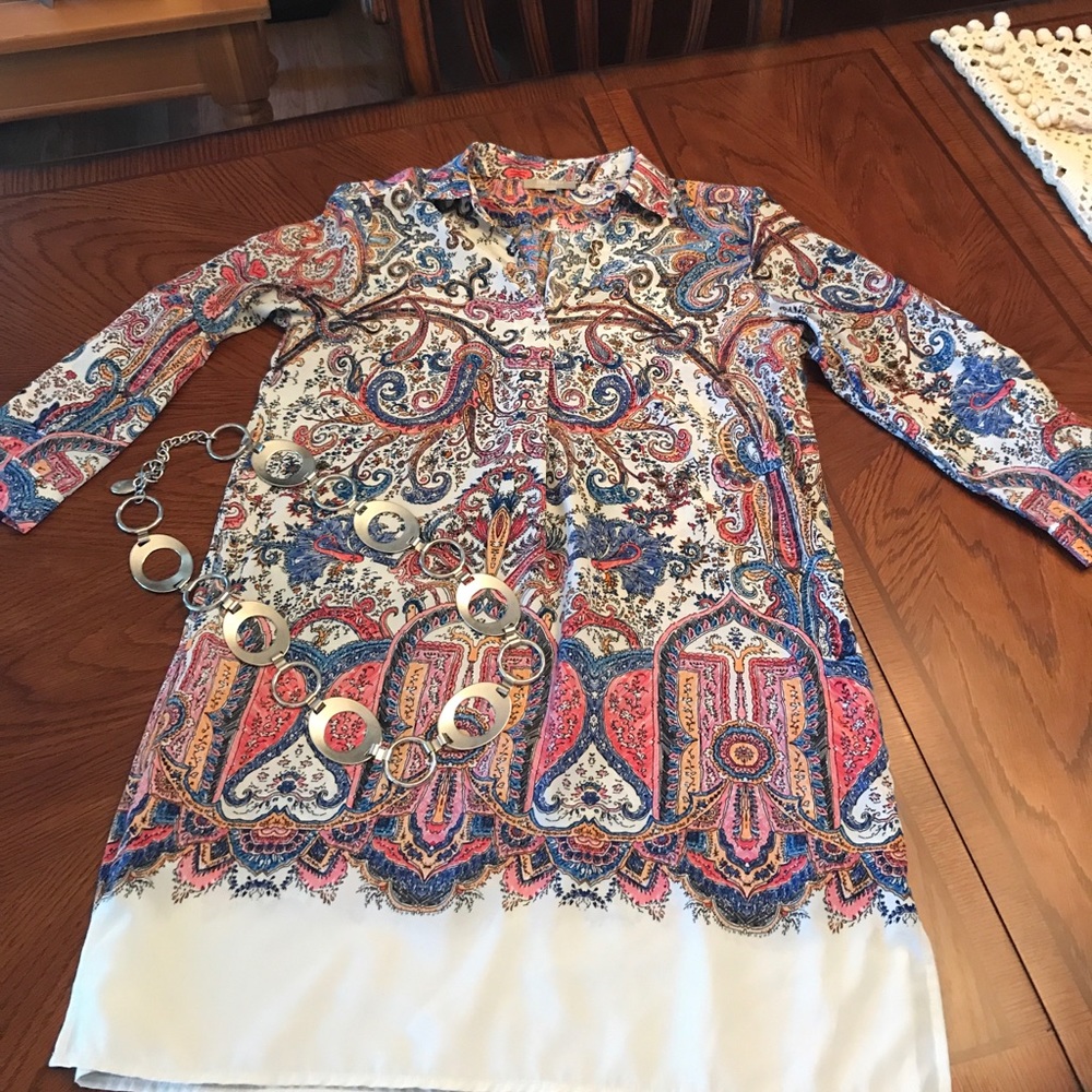 Joan Vass Studio Colorful Tunic