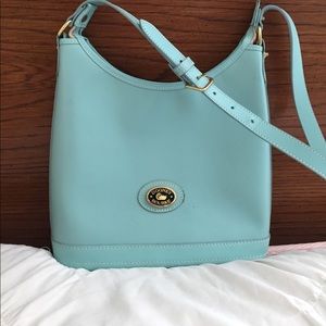 Downey and Bourne green/blue purse