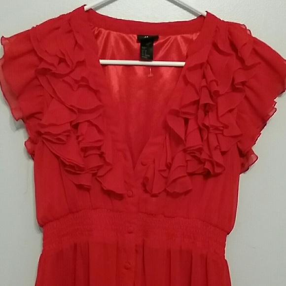 H&M Pretty Red Dress - Picture 2 of 7