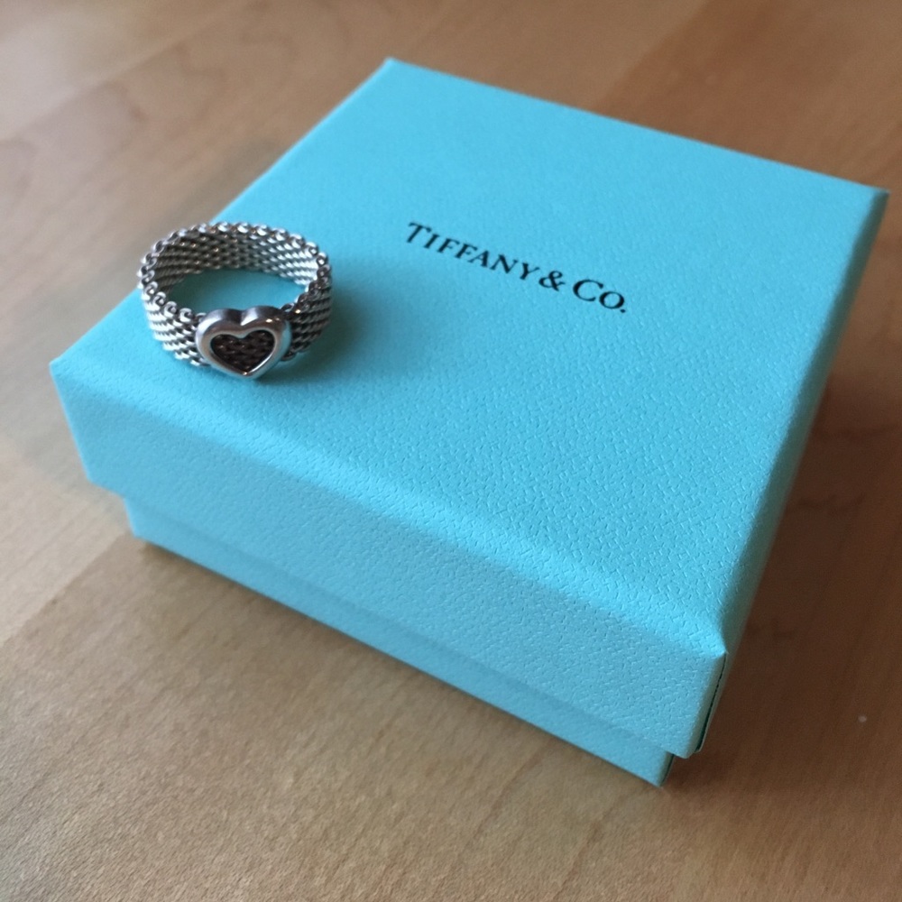 Tiffany & Co Somerset heart ring
