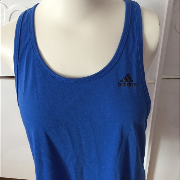 ADIDAS ULTIMATE 2.0 Tank Color BLUE Black Size M - Picture 2 of 8