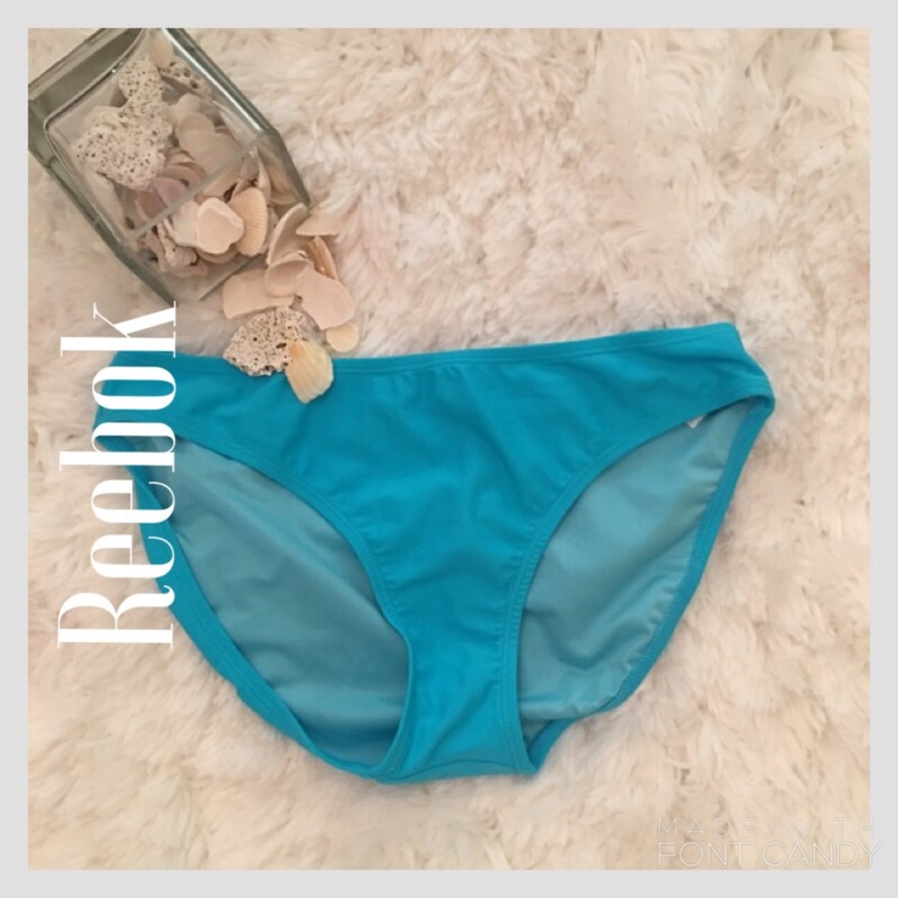 NWOT Reebok Teal Bikini Bottoms