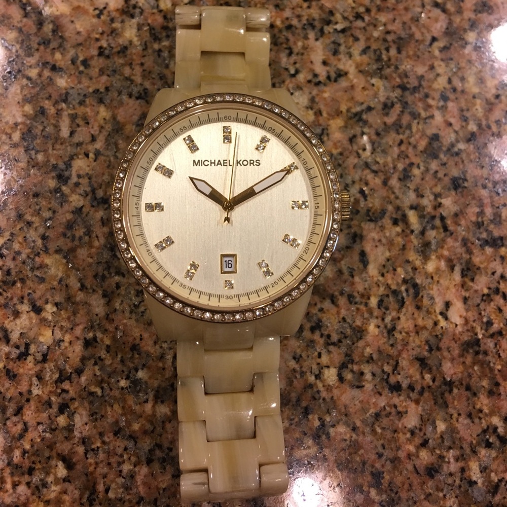 Michael Kors Tortoise Shell Watch