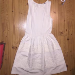 Creme color bar III dress