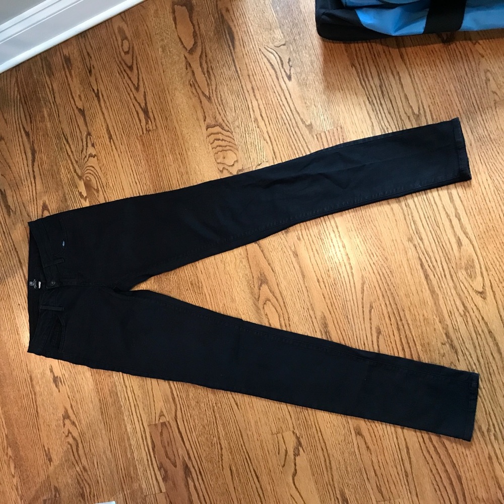 Just Black full-length black skinny jeans