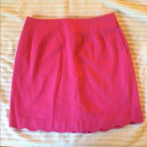 Pink Scalloped Lilly Pulitzer Skirt