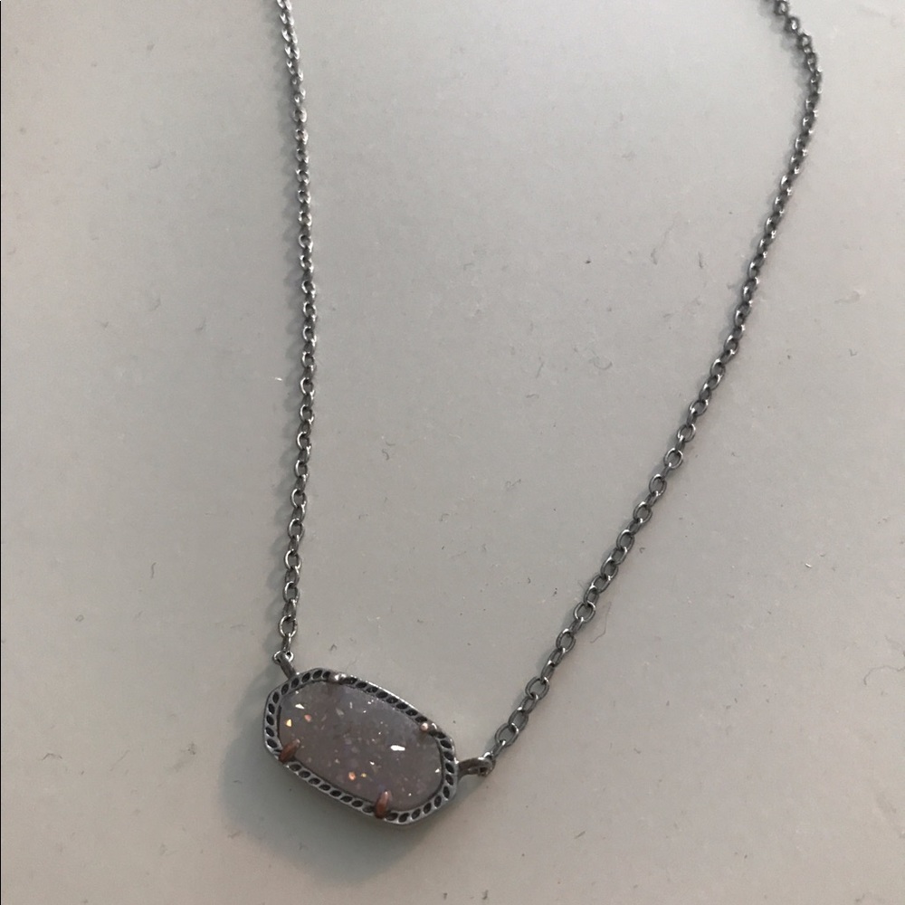 Kendra Scott Elisa Necklace in Iridescent Drusy