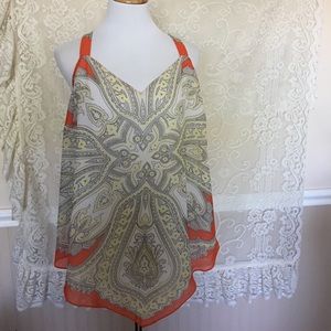 Hanker chief style blouse