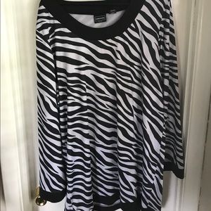 Zebra printed blouse