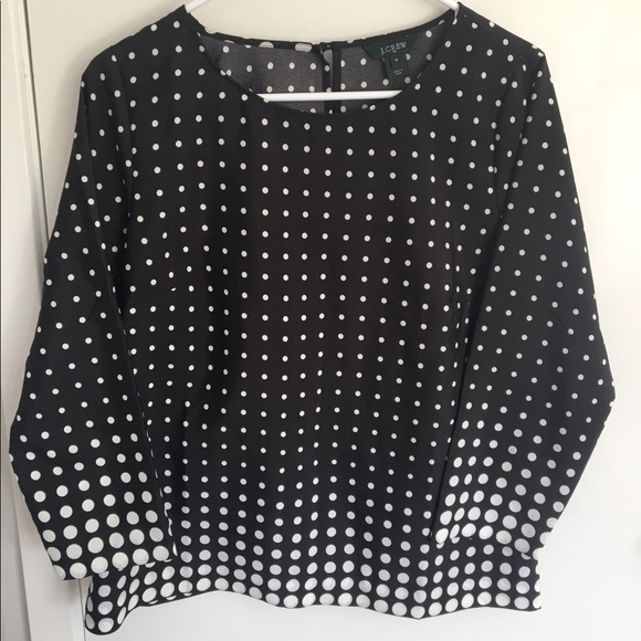 J. Crew Tops - Never been worn J.Crew polka dot shirt