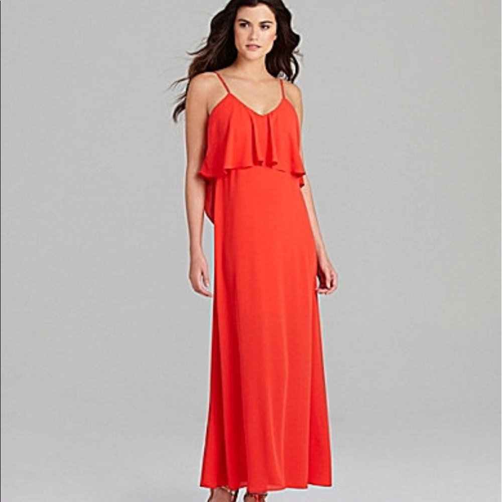 Orange Maxi Dress