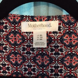 Mosaic print maternity wrap dress, size XL