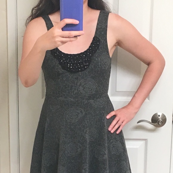 🌺 Free People fit n flare dress w/tulle detail - Picture 5 of 6