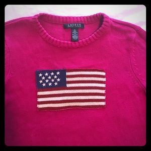 Ralph Lauren size M crewneck USA sweater