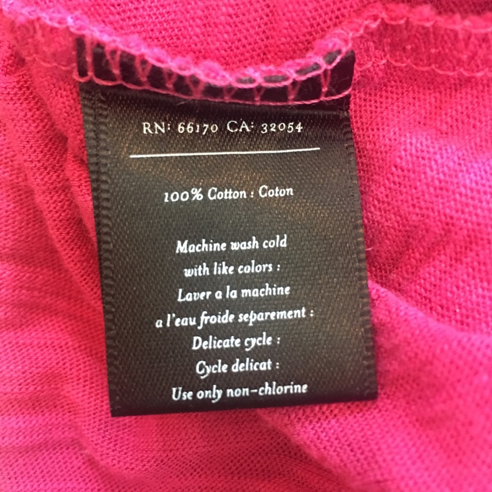 SOLD 🌺Sz Small Anthro Deletta Raw Edge Collar Top - Picture 3 of 7