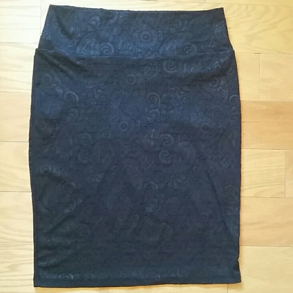LuLaRoe Dresses & Skirts - ❗SALE ❗Black Embellished Cassie Skirt