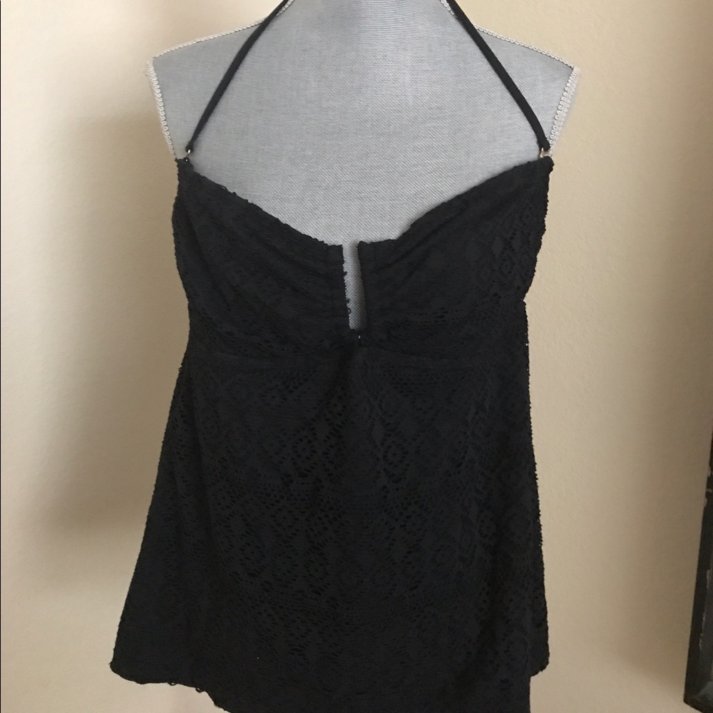Black swim top.
