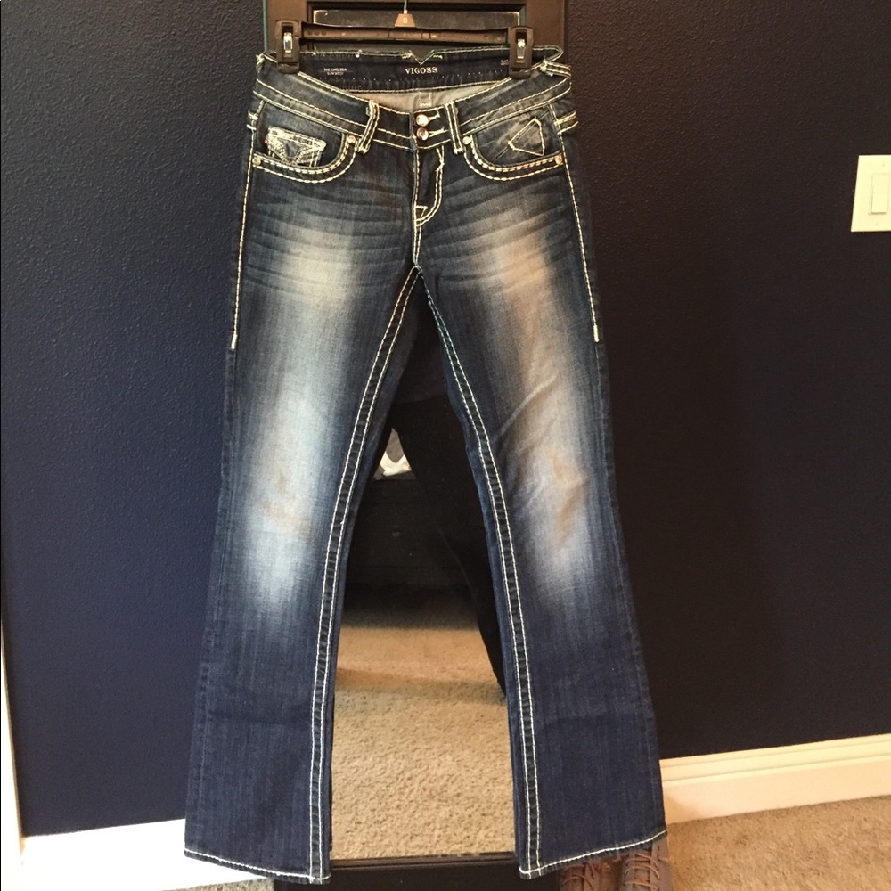 Vigoss high style jeans with bling