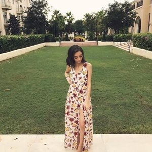 Material Girl floral romper/dress