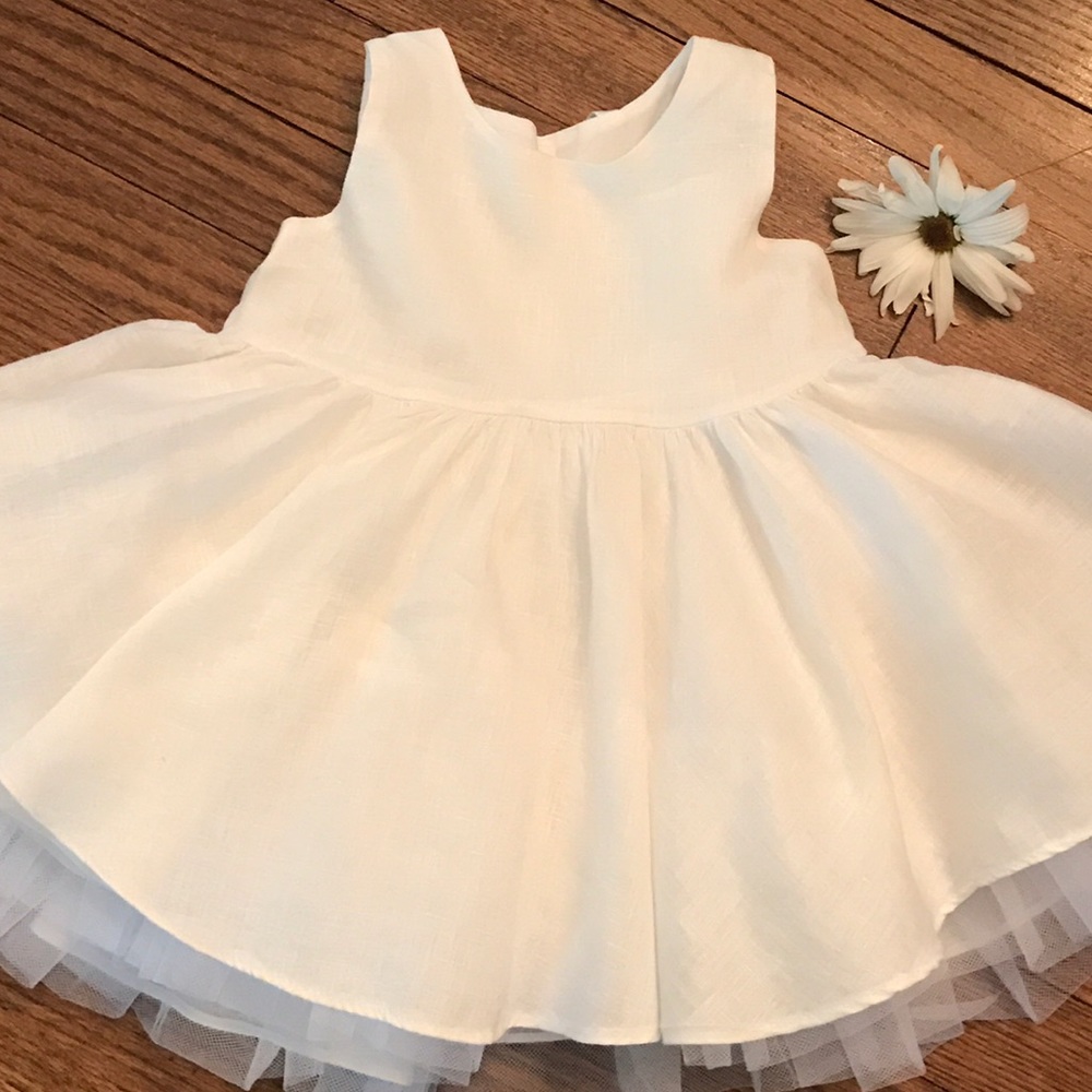 Linen Tulle Dress