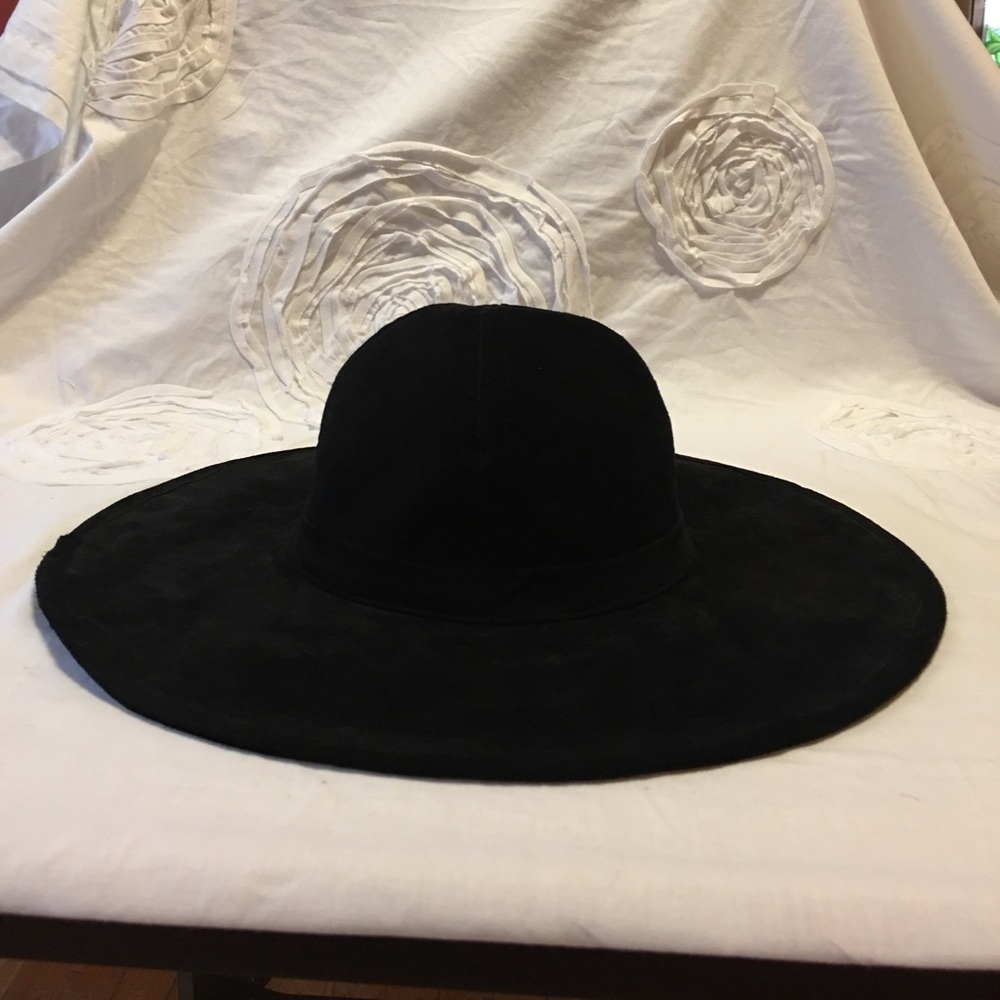 Black Authentic Suede Hat