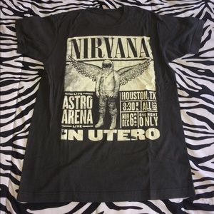 Nirvana In Utero Poster Tee