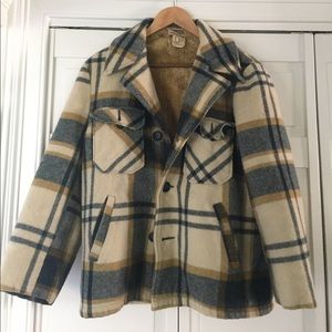 Vintage Amana wool and fleece-lined flannel coat