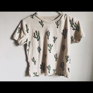 Cactus crop tee