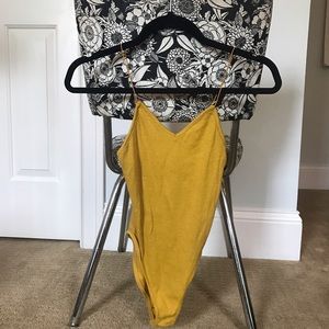UO Yellow Bodysuit