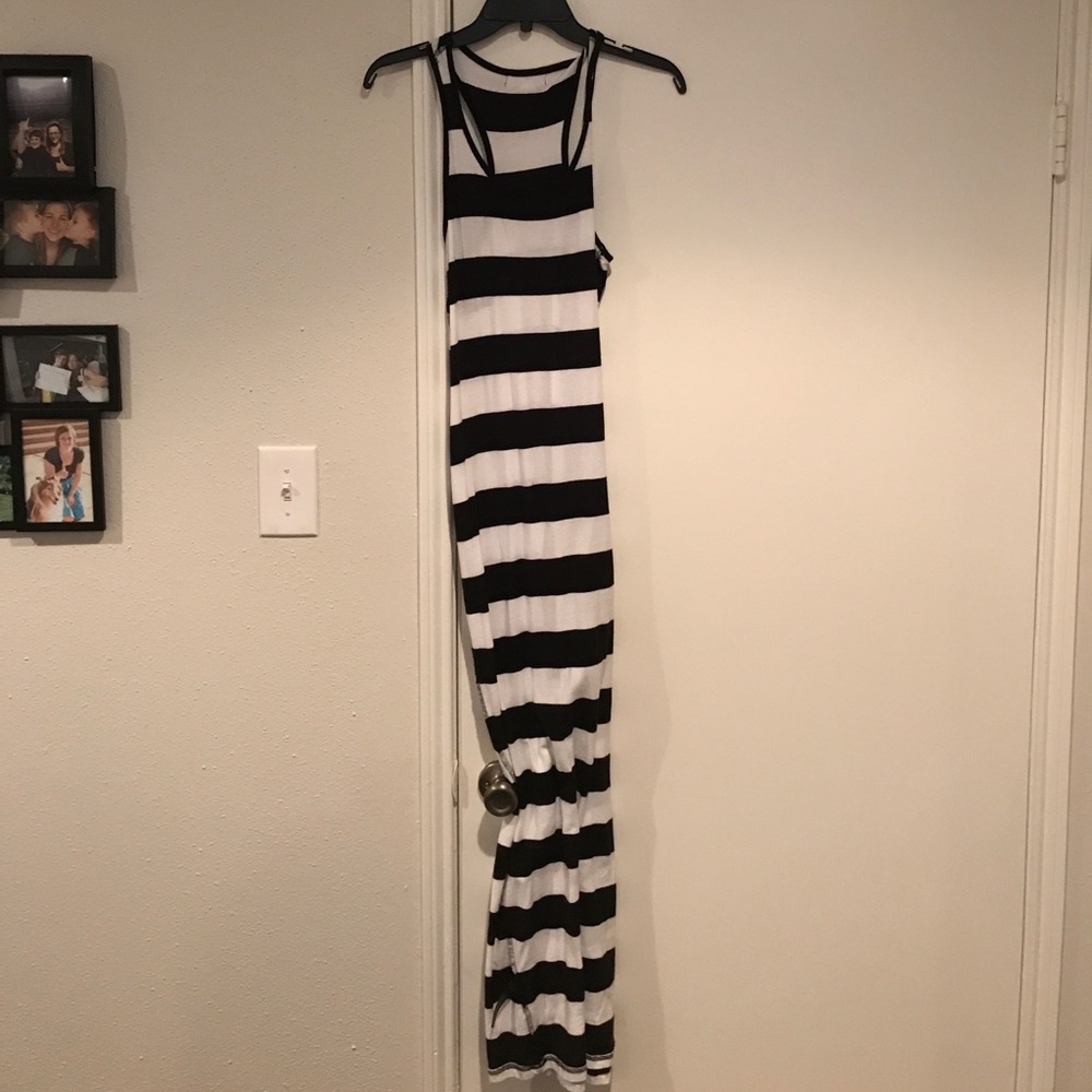 Racer back maxi dress