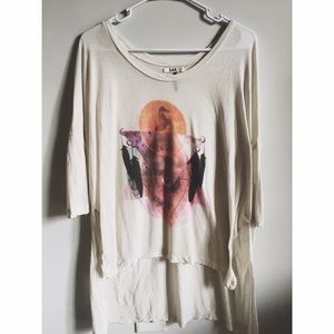 High low oversized long sleeve