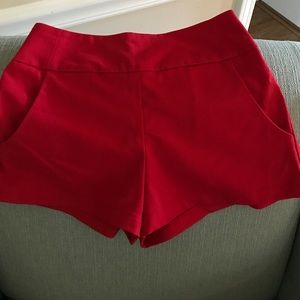 Forever 21 High waisted red shorts