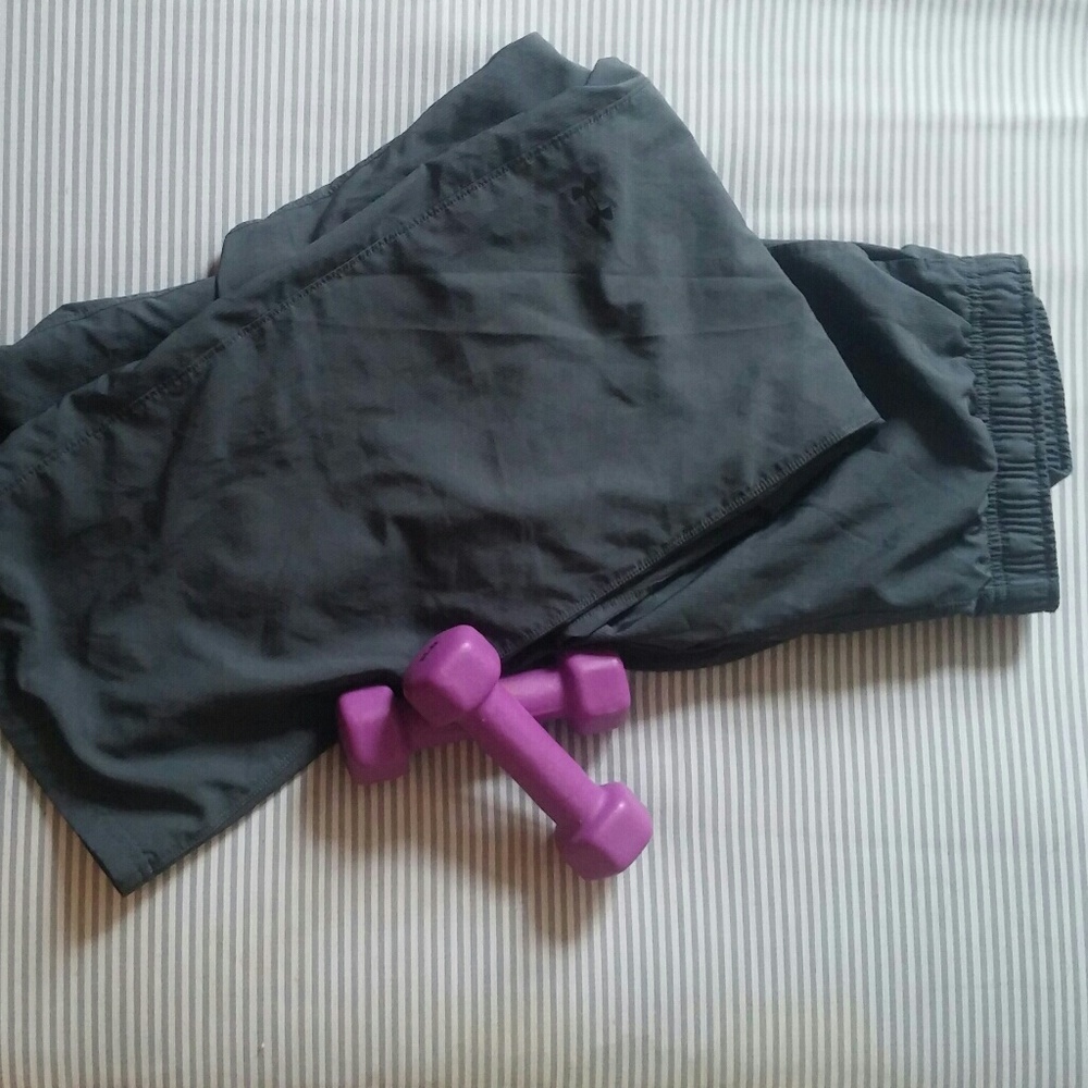 Under Armour grey wind pants