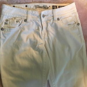 White Miss Me jeans