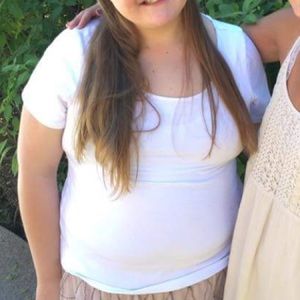White forever 21 crop top
