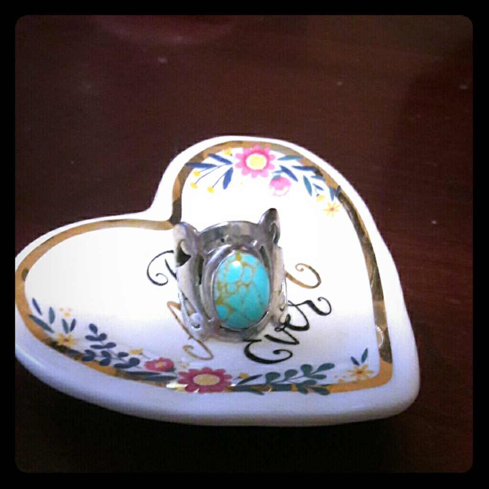 Turquoise ring - adjustable !!