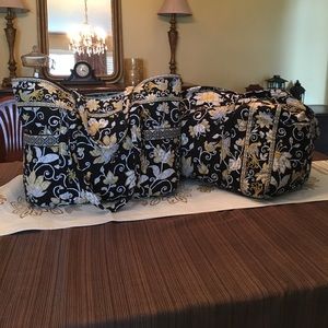 Vera Bradley duffel & ex large tote. Yellow Bird.