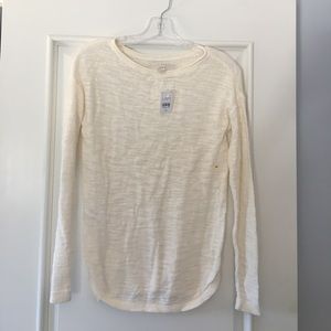 NWT Cream Ann Taylor LOFT XS light sweater