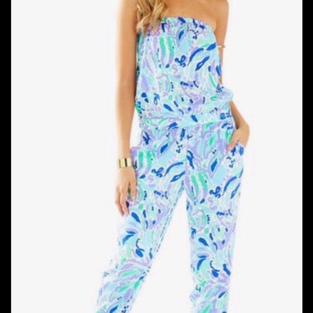 Lilly Pulitzer Emiko jumpsuit in Lilly's lilac