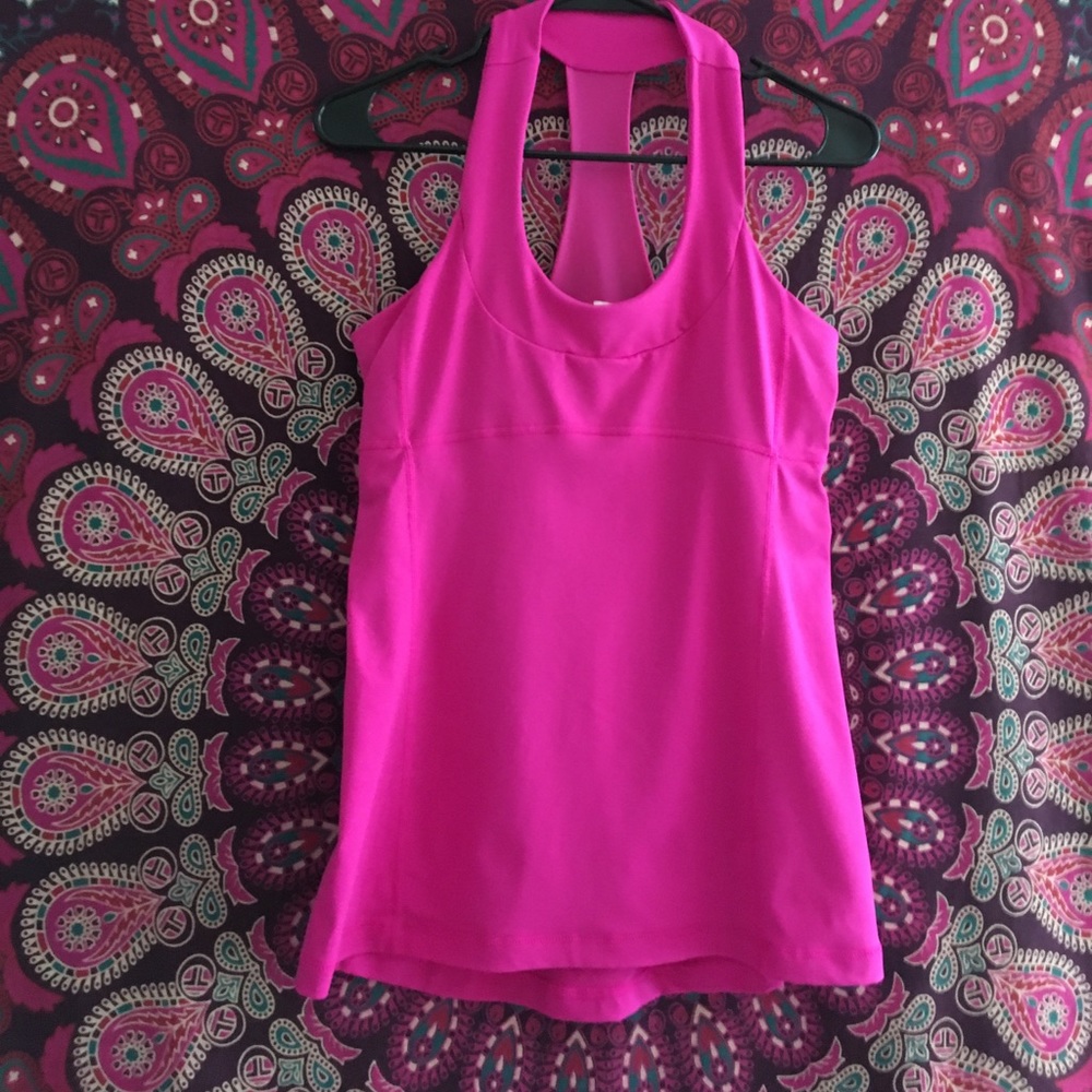 HOT PINK LULULEMON TANK TOP