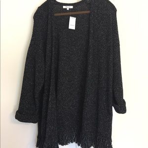 Madewell Memento Fringe Cardigan, size med, NWT