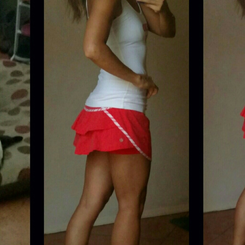 Lululemon Track Attack Love Red