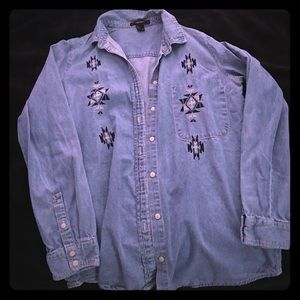 Forever 21 long sleeved denim