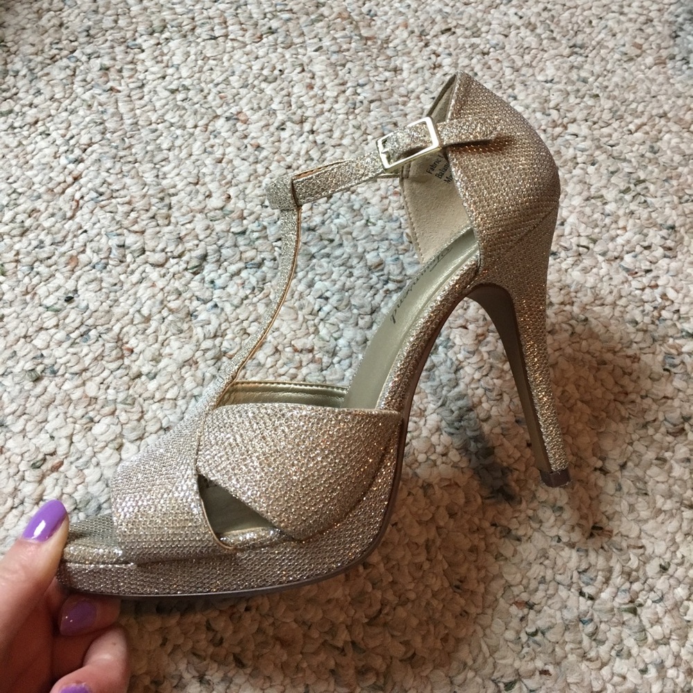 Gold Prom/Formal Heels!