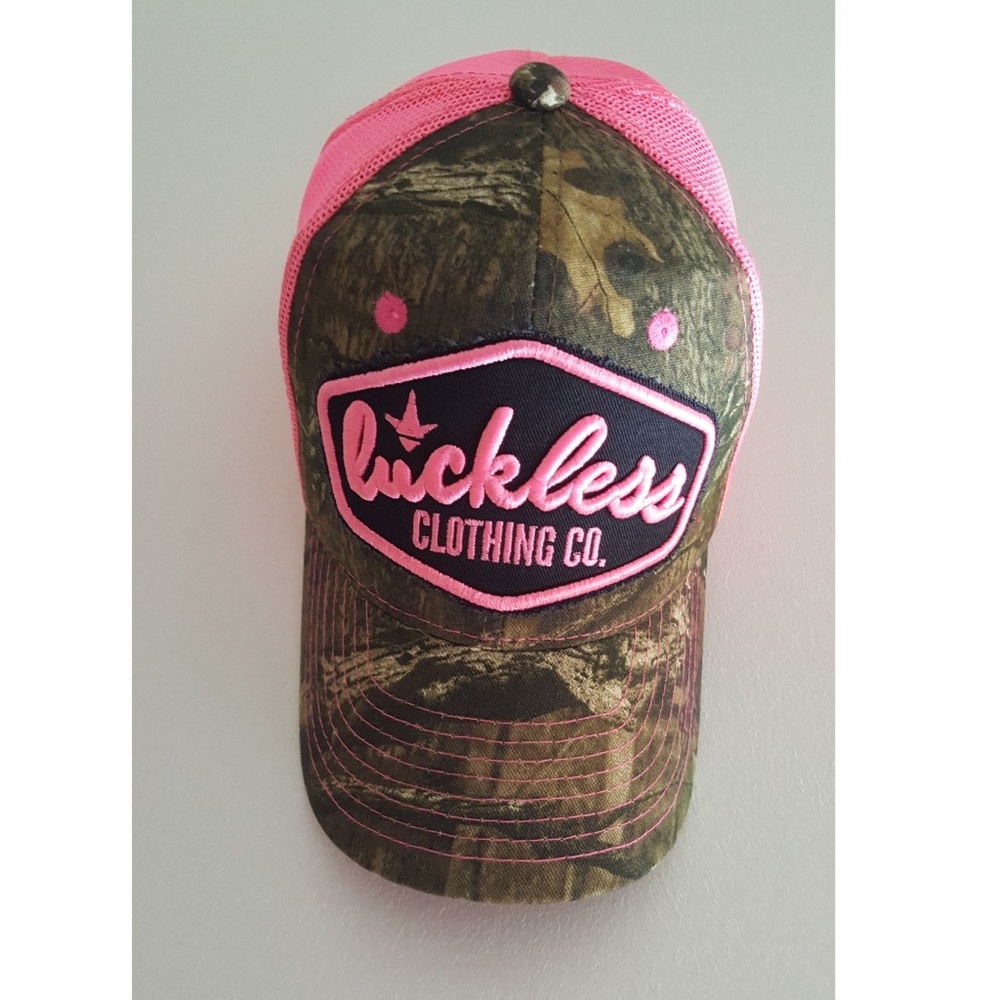 NEVER WORN Luckless Outfitters Pink Camo Hat