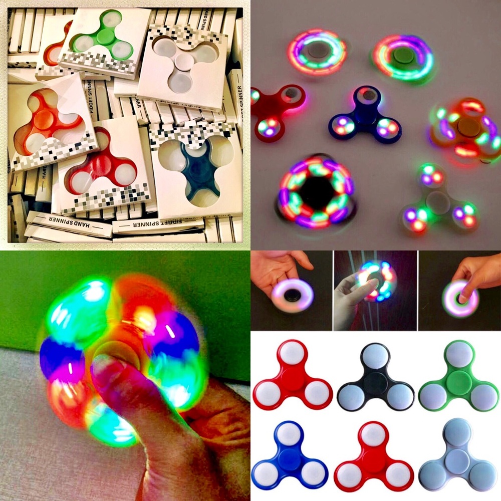 Anxiety & Stress Relief LED Fidget / Hand Spinners